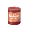 Bolsius Rustiek Stompkaars Rood 80x68 Mm