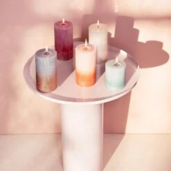 Bolsius Sunset Stompkaars Fading Parel-Champagne80x68 Mm 6 Bolsius Sunset Stompkaars Fading Parel-Champagne80x68 Mm -Bolsius 101 7105 2 1