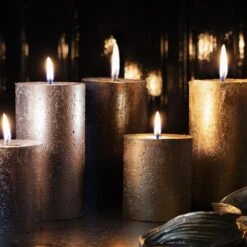 Bolsius Shimmer Stompkaars Goud 130x68 Mm -Bolsius 101 7182 2 1