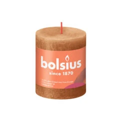 Bolsius Rustiek Stompkaars Spicy Bruin 80x68 Mm