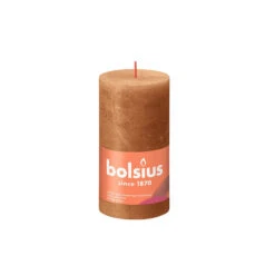 Bolsius Rustiek Stompkaars Spicy Bruin 130x68 Mm