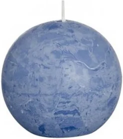 Bolsius Rustiek Bolkaars Ø 80 Jeans Blauw