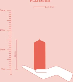Bolsius - Gladde Stompkaars - 8 Stuks - Ivoor - 15cm -Bolsius 1077x1200 34