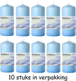 Bolsius Geurkaars Schoon Linnen 10 Stuks – 12x6cm | Chique Kaars Voor In De Woonkamer