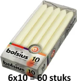 Bolsius - 60 Dinerkaarsen - Ivoor - 23cm 5 Bolsius - 60 Dinerkaarsen - Ivoor - 23cm -Bolsius 1134x1200 3