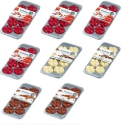 Bolsius - Waxmelts - 4 X Baked Apple - 2 X Vanille - 2x Sugar And Spice