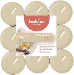 Bolsius Geurtheelicht - True Scents - Vanilla - 18 Stuks