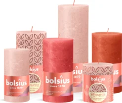 Bolsius - Rustieke Kaarsen Set - Poppy Sunset - Paasdecoratie -Bolsius 1200x1011