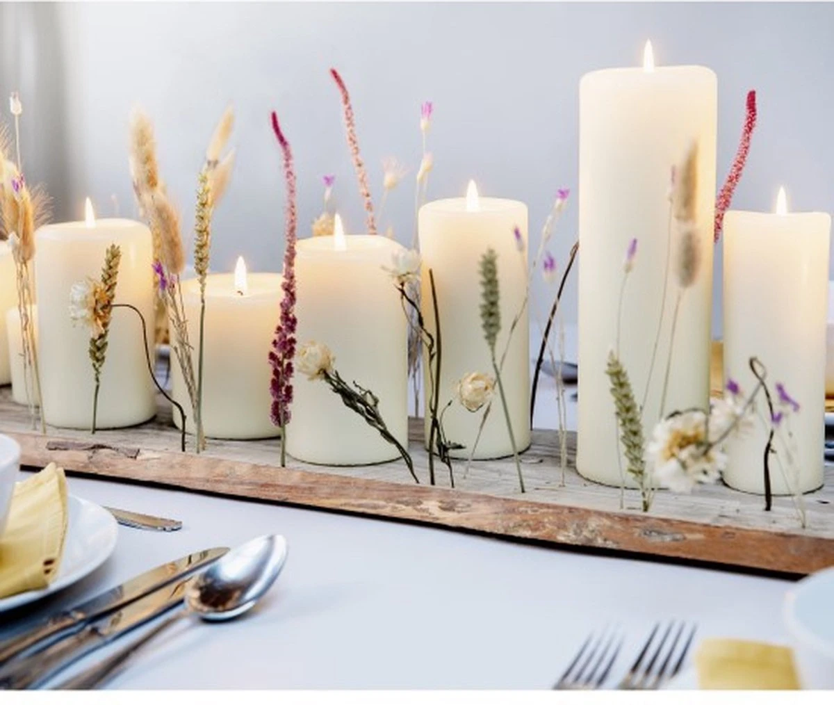 Stompkaarsen Bolsius - 100x48mm - Kleur Wit - Stompkaarsen - Bolsius 4 Stompkaarsen Bolsius - 100x48mm - Kleur Wit - Stompkaarsen - Bolsius - Afbeelding 4