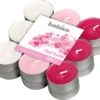 Bolsius Geurkaarsen Theelicht Pink Orchid Roze/wit 18 Stuks
