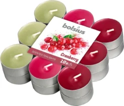 Bolsius Geurtheelicht 4u 18 Stuks Cranberry