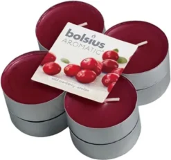 Bolsius - Maxi Theelicht - Wild Cranberry