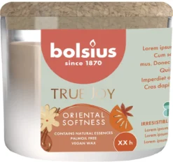 Bolsius Geurkaars True Joy Oriental Softness - 7 Cm / ø 8.5 Cm -Bolsius 1200x1127 1