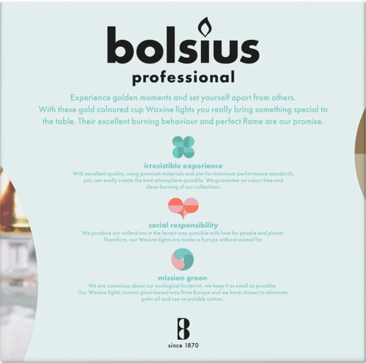 Bolsius | Waxinelichtjes | 500 Stuks 6 Bolsius | Waxinelichtjes | 500 Stuks - Afbeelding 6