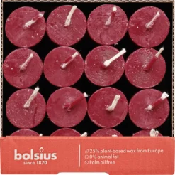 Bolsius - 16 Dinerkaarsen Rustiek - Rood 9 Bolsius - 16 Dinerkaarsen Rustiek - Rood -Bolsius 1200x1197 5