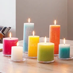 8 Stuks Bolsius Oker Geel Rustiek Stompkaarsen 100/50 (25 Uur) -Bolsius 1200x1200 122