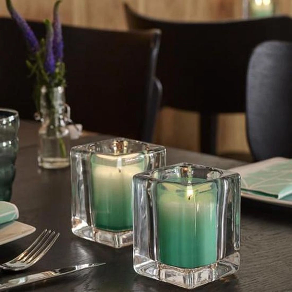 6 Stuks Bolsius Glazen Relight Refill Kaarsen Houder Square 76/55/55 5 6 Stuks Bolsius Glazen Relight Refill Kaarsen Houder Square 76/55/55 - Afbeelding 5