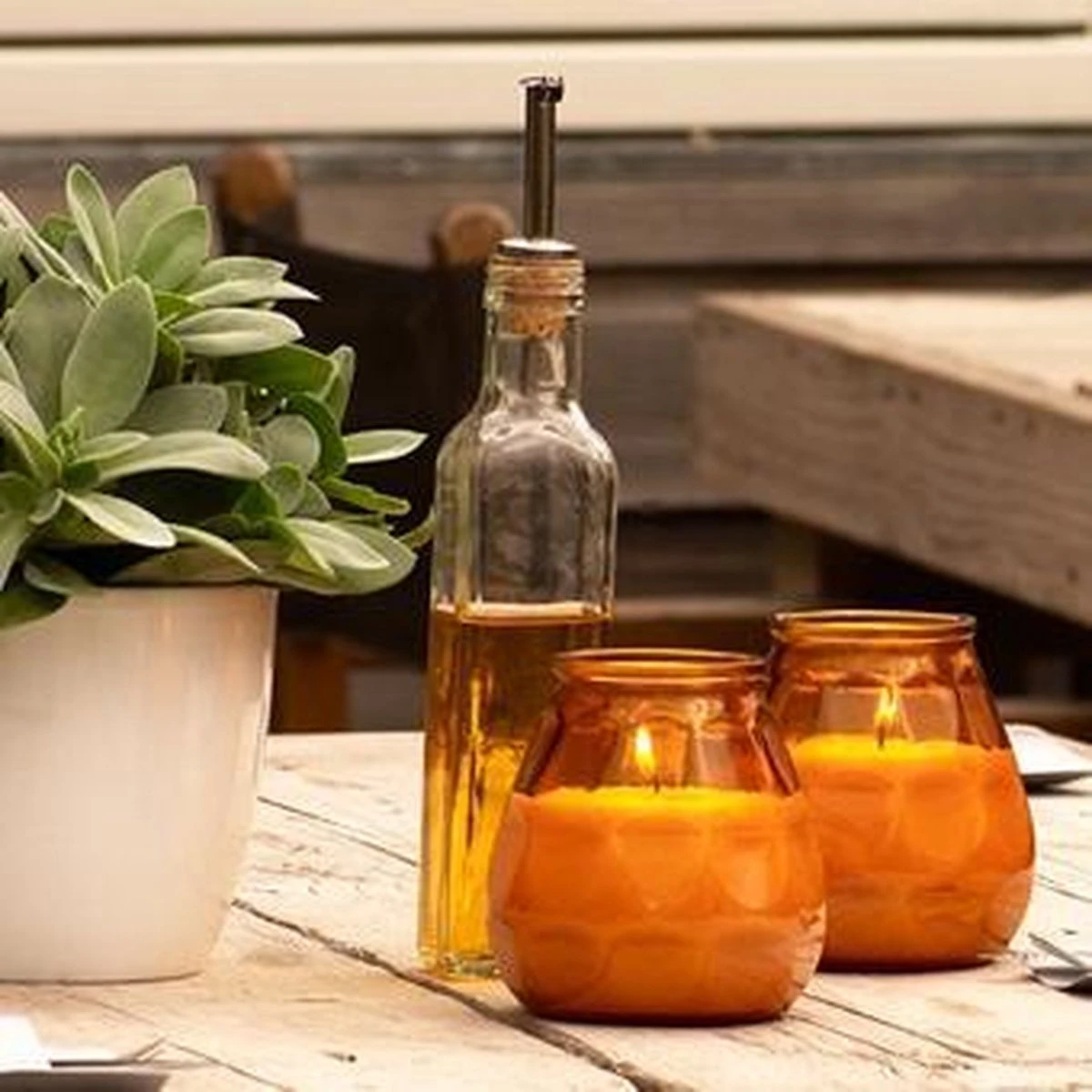 6 Stuks Bolsius Twilights Amber Glazen Kaarsen 104/99 (70 Uur) 8 6 Stuks Bolsius Twilights Amber Glazen Kaarsen 104/99 (70 Uur) - Afbeelding 8