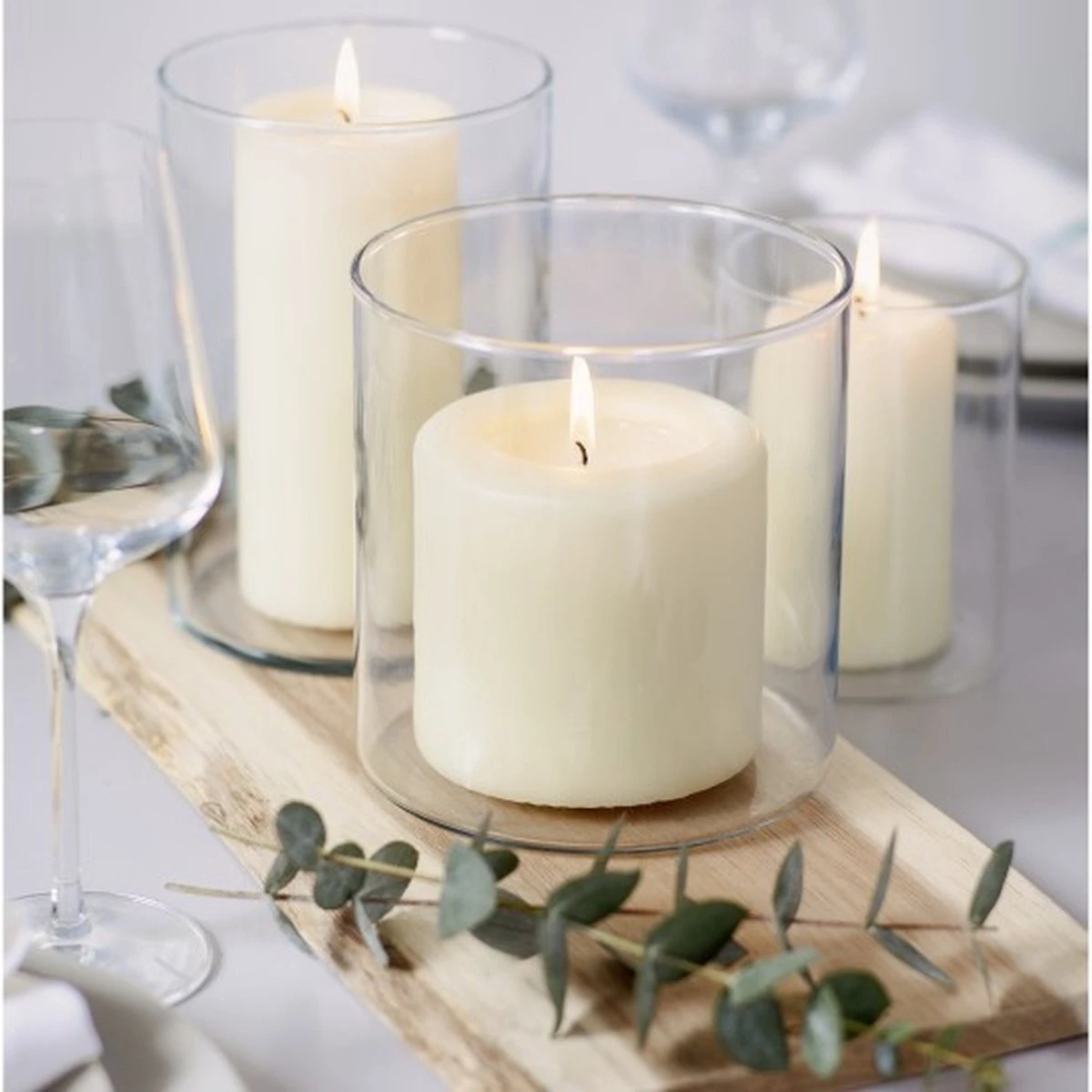 Stompkaarsen Bolsius - 100x48mm - Kleur Wit - Stompkaarsen - Bolsius 3 Stompkaarsen Bolsius - 100x48mm - Kleur Wit - Stompkaarsen - Bolsius - Afbeelding 3