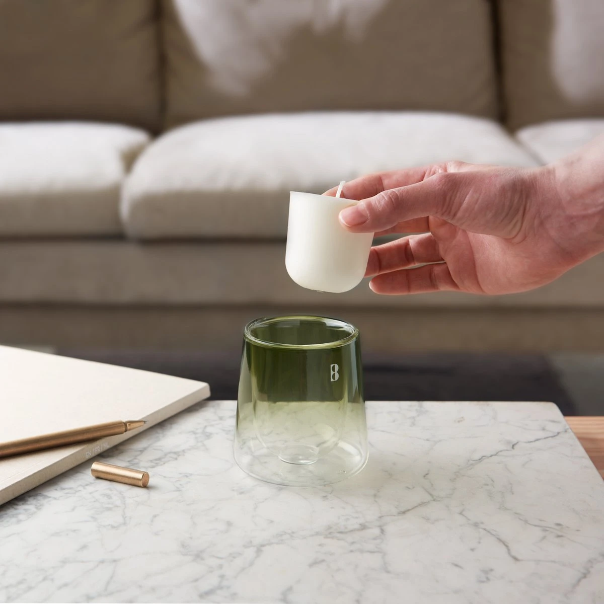 Bolsius - CleanLight - 12 Gegeurde Navullingen - Cedarwood & Vetiver - Navulbare Geurkaarsen 3 Bolsius - CleanLight - 12 Gegeurde Navullingen - Cedarwood & Vetiver - Navulbare Geurkaarsen - Afbeelding 3