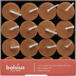 Bolsius - 16 Dinerkaarsen Rustiek - Bruin -Bolsius 1200x1200 92
