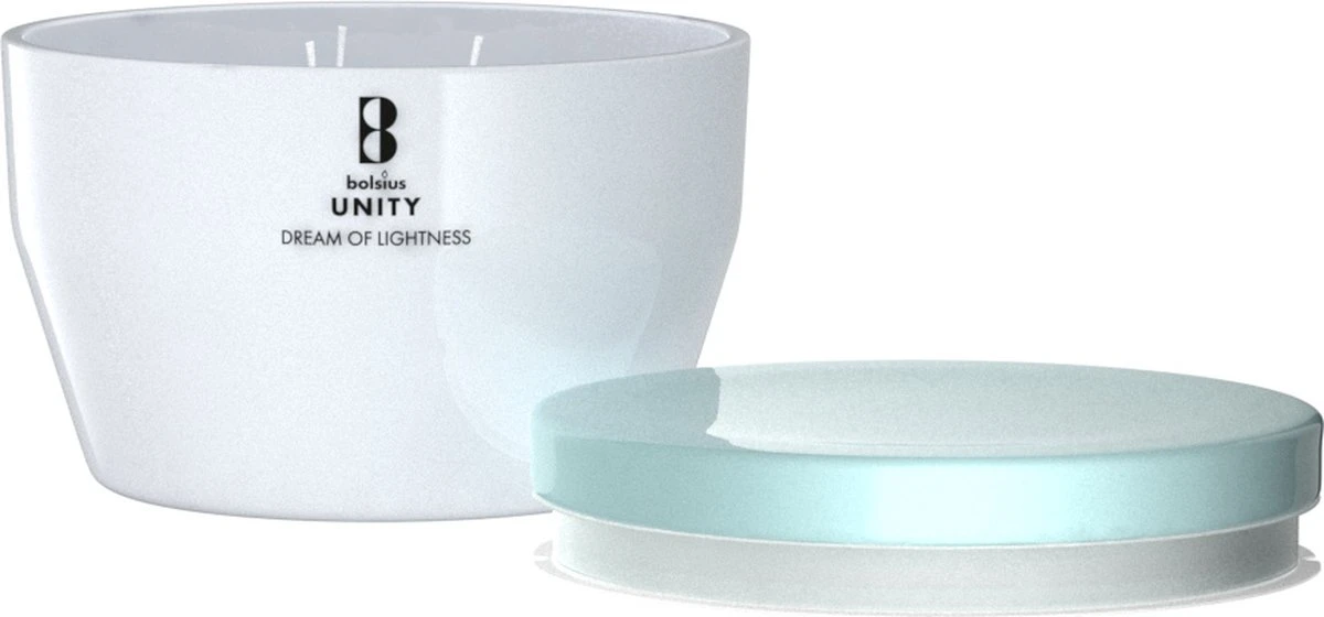 Bolsius Unity - Geurkaars - Dream Of Lightness - 3 Lonten - 455g 2 Bolsius Unity - Geurkaars - Dream Of Lightness - 3 Lonten - 455g - Afbeelding 2