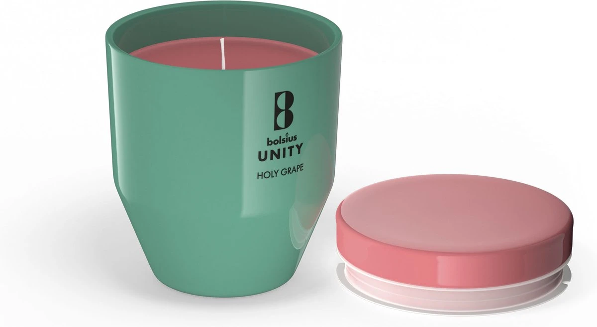 Bolsius Unity - Geurkaars - Holy Grape - Medium - 258g 2 Bolsius Unity - Geurkaars - Holy Grape - Medium - 258g - Afbeelding 2