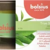 6 Stuks Bolsius Geurglas Groene Thee - Green Tea Geurkaarsen 50/80 (13 Uur) True Scents