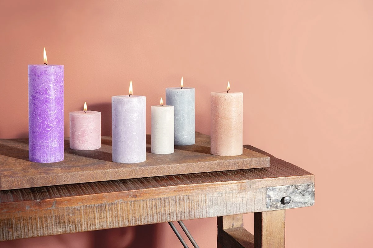 Bolsius Stompkaars Earthy Orange Ø68 Mm - Hoogte 13 Cm - Oranje - 60 Branduren 3 Bolsius Stompkaars Earthy Orange Ø68 Mm - Hoogte 13 Cm - Oranje - 60 Branduren - Afbeelding 3