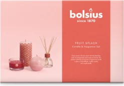 Bolsius - Kaarsen En Geur Set - Giftset - Fruit Splash - Moederdag -Bolsius 1200x830