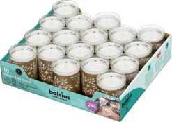 Bolsius ReLight Kaarsen Flower Tray Champagne (18 Stuks)