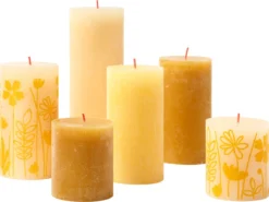 Bolsius - Rustieke Kaarsen Set - Spring Blossom - Paasdecoratie - Pasen