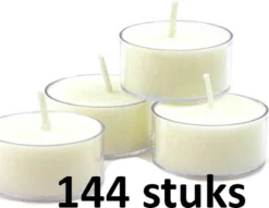 Bolsius - Clear Cup - 144 Waxinelichtjes - Theelichtjes - 6 Branduren - Duurzaam -Bolsius 1200x930 1