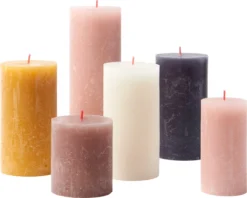 Bolsius - Rustieke Kaarsen Set - Nordic Ambiance - Paasdecoratie