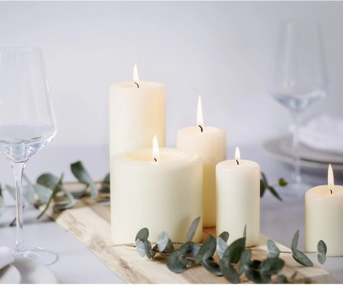 Stompkaarsen Bolsius - 100x48mm - Kleur Wit - Stompkaarsen - Bolsius 5 Stompkaarsen Bolsius - 100x48mm - Kleur Wit - Stompkaarsen - Bolsius - Afbeelding 5