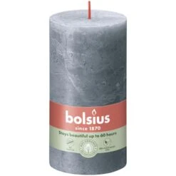 Bolsius Stompkaars Rustiek 13 X 6,8 CmLeisteen Blauw