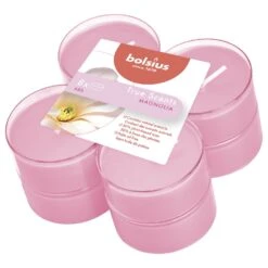 Bolsius Geurtheelicht Maxi Magnolia 8 Stuks 8 Uur