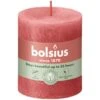 Bolsius Stompkaars Rustiek 8 X 6,8 Cm Blossom Pink