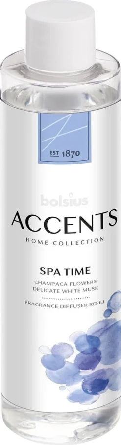 Bolsius Accents Diffuser 200 Ml Refill Spa Time