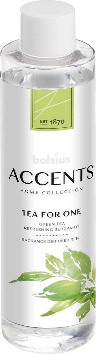 Bolsius Accents Diffuser 200 Ml Refill Tea For One 1 Bolsius Accents Diffuser 200 Ml Refill Tea For One