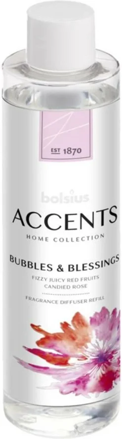 Bolsius Accents Diffuser 200 Ml Refill Bubbles & Blessings