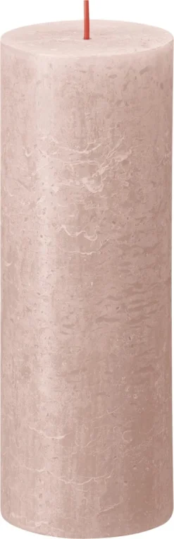 Bolsius - Rustieke Kaars - 4 Stuks - Poeder Roze - 19cm -Bolsius 388x1200 15