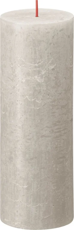 Bolsius - Rustieke Kaars - 4 Stuks - Licht Grijs - 19cm 8 Bolsius - Rustieke Kaars - 4 Stuks - Licht Grijs - 19cm -Bolsius 388x1200 3