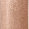 Bolsius - Rustieke Kaars - 4 Stuks - Licht Bruin - Creamy Caramel - 19cm