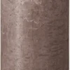 Bolsius Stompkaars Rustic Taupe Ø68 Mm - Hoogte 19 Cm - Taupe - 85 Branduren