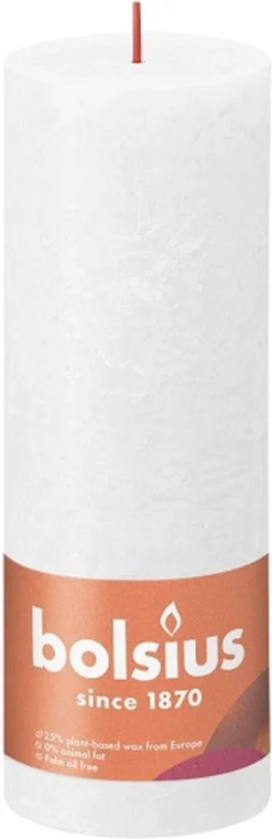 Bolsius - Rustieke Kaars - 4 Stuks - Wit - 19cm 7 Bolsius - Rustieke Kaars - 4 Stuks - Wit - 19cm -Bolsius 390x1200 1