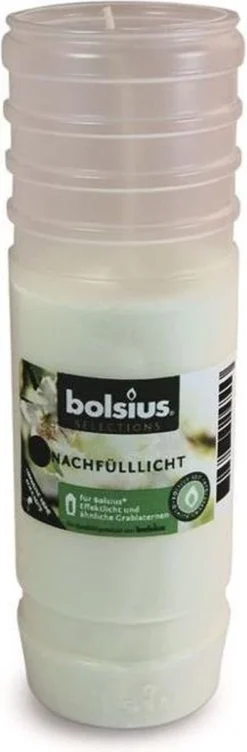 Bolsius Graflicht Nr 4 Navulling WIT