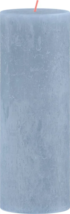 Bolsius - Rustieke Kaars - 4 Stuks - Licht Blauw - Sky Blue - 19cm -Bolsius 395x1200 1