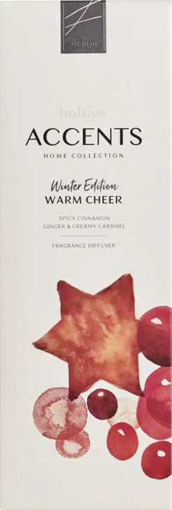 Bolsius Accents - Geurstokjes - Warm Cheer - 100ml 8 Bolsius Accents - Geurstokjes - Warm Cheer - 100ml -Bolsius 405x1200