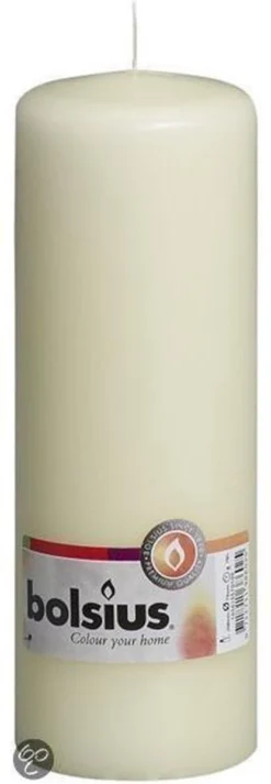 Bolsius Stompkaars - 200/70 Mm - 8 Stuks - Ivoor -Bolsius 416x1200